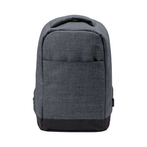 Two tone Polyester Anti-theft backpack