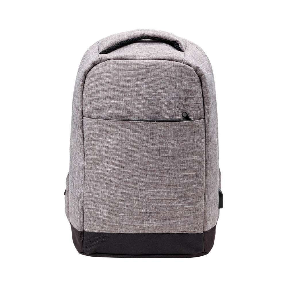 Two tone Polyester Anti-theft backpack
