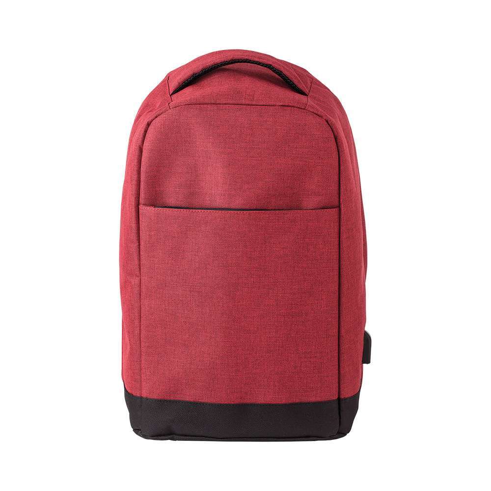 Two tone Polyester Anti-theft backpack