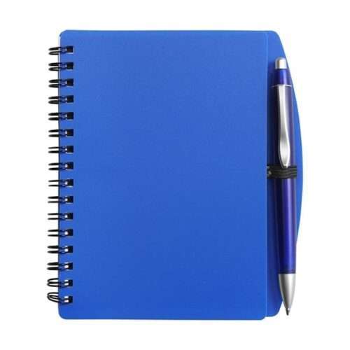 A6 Wire bound notebook and ballpen