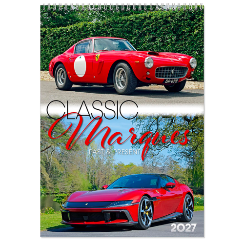 Classic Marques wall calendar