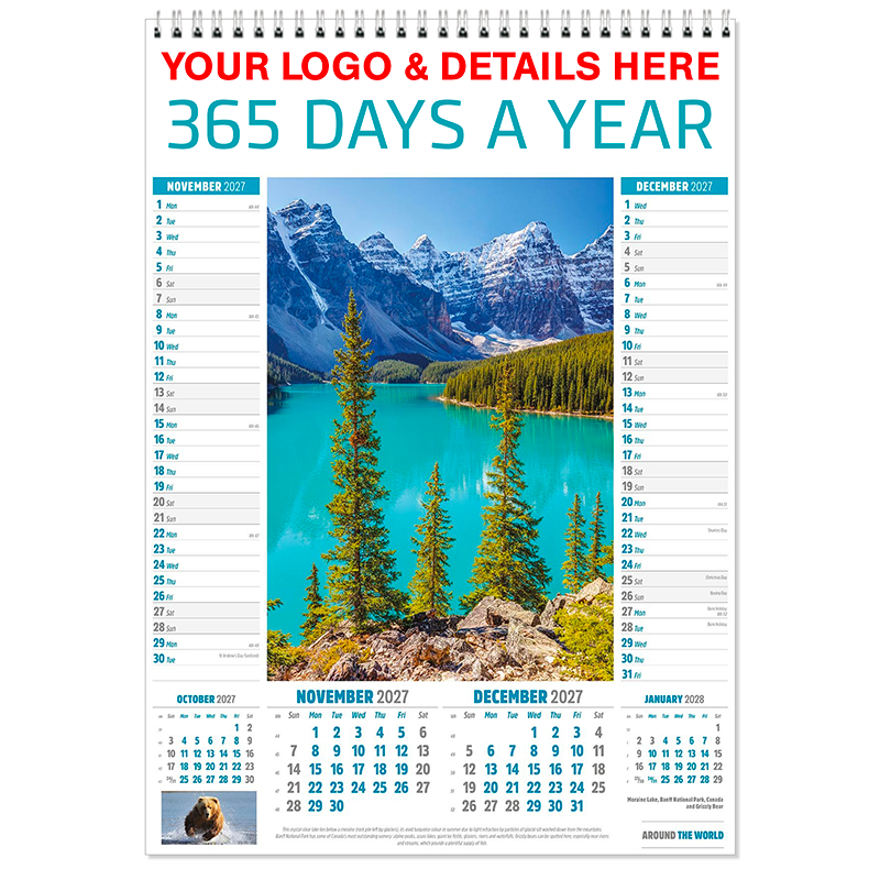 Around the world Memo calendar 2027 - Image 7