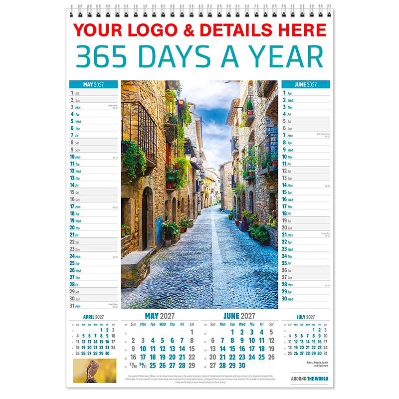 Around the world Memo calendar 2027 - Image 4