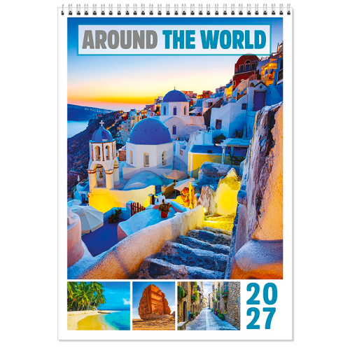 Around the world Memo calendar