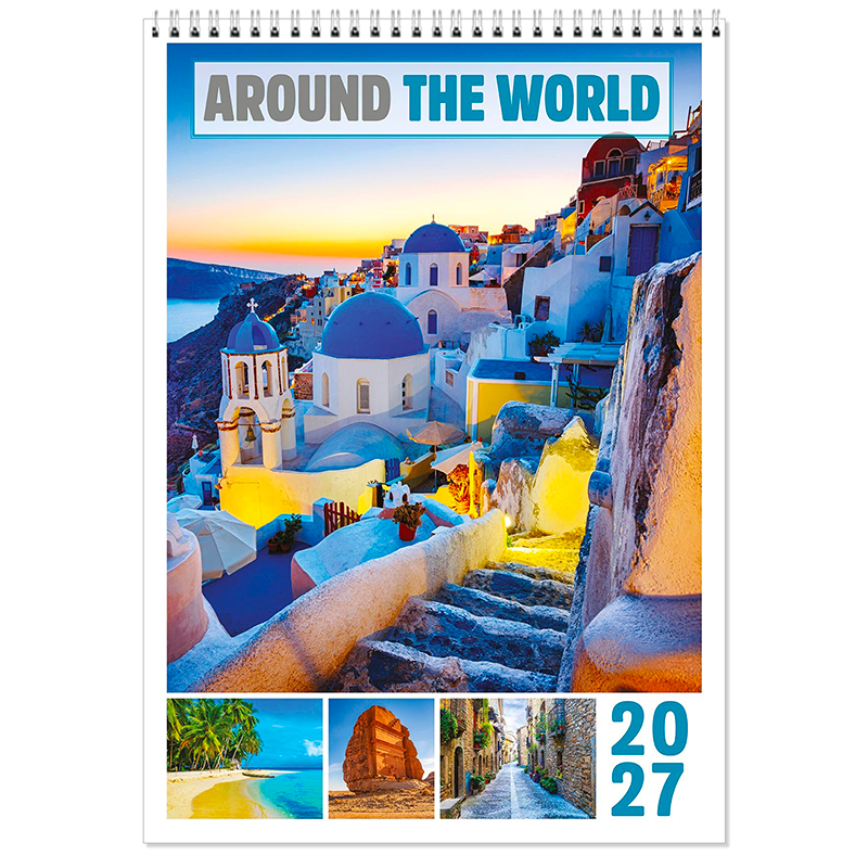 Around the world Memo calendar