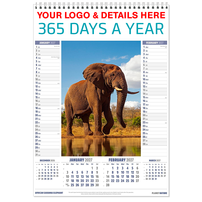 Planet Nature Memo calendar 2027 - Image 2