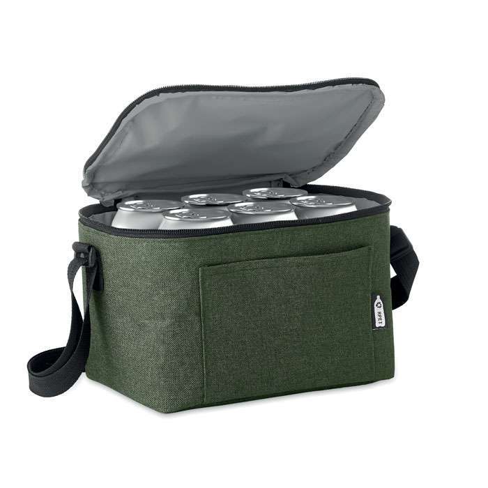 Cooler bag for 6 cans in RPET