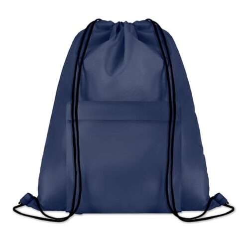 Polyester Drawstring bag with pocket