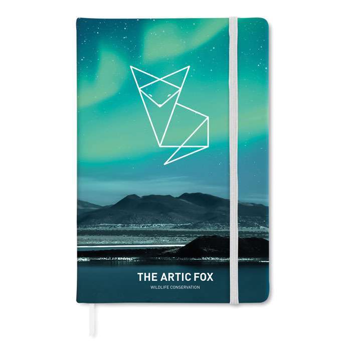 A5 notebook with hard PU cover