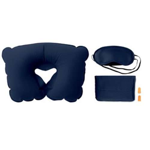 Travel set, pillow, eye mask, earplug