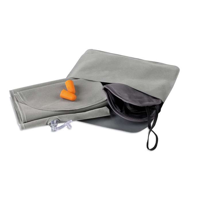 Travel set, pillow, eye mask, earplug