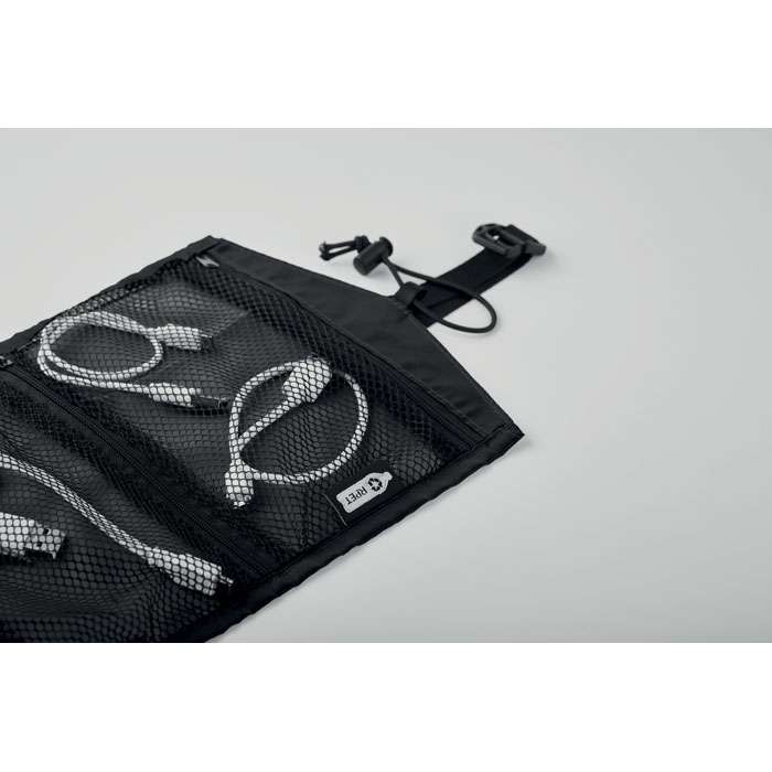 210D RPET cable roll bag organizer