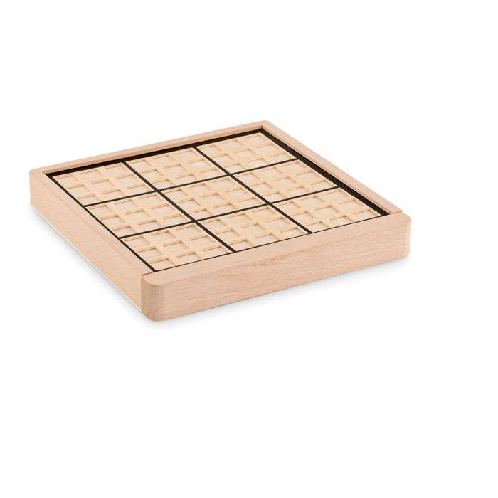 Deluxe wooden sudoku board