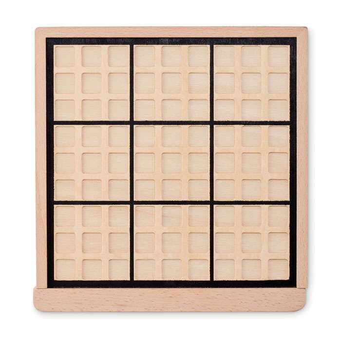 Deluxe wooden sudoku board