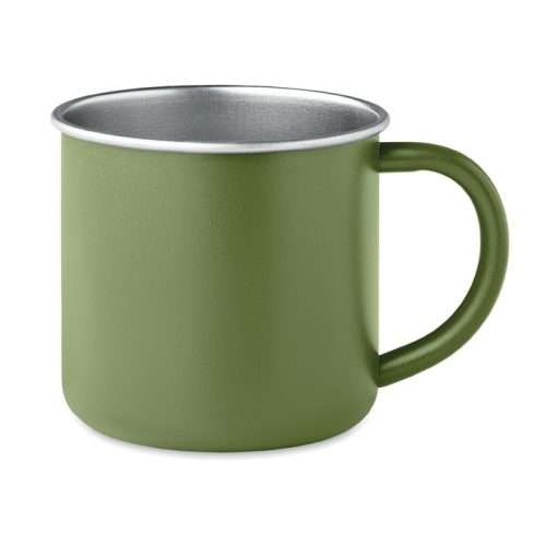 Single wall recycled metal mug