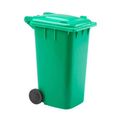wheelie bin pen holder