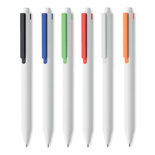 Plastic push button pen