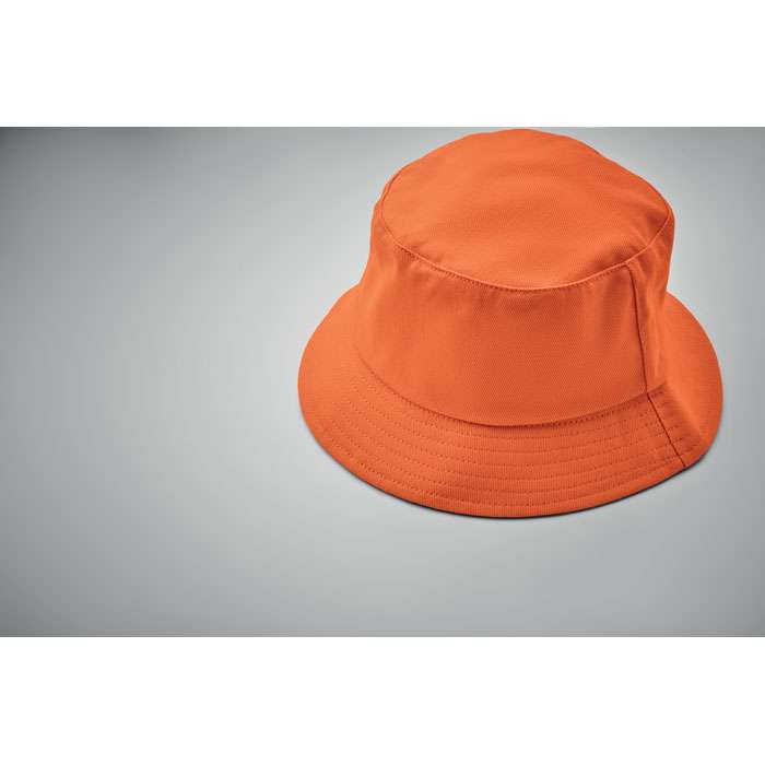 Brushed cotton bucket sun hat
