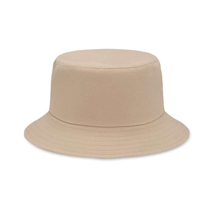Brushed cotton bucket sun hat