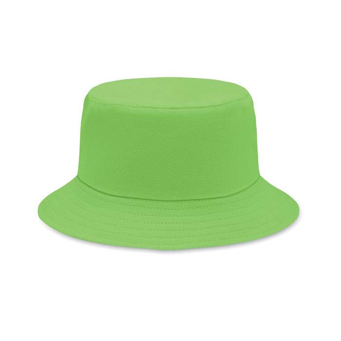 Brushed cotton bucket sun hat