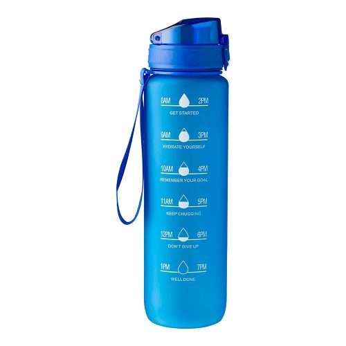 RPET Drinking Bottle time markings
