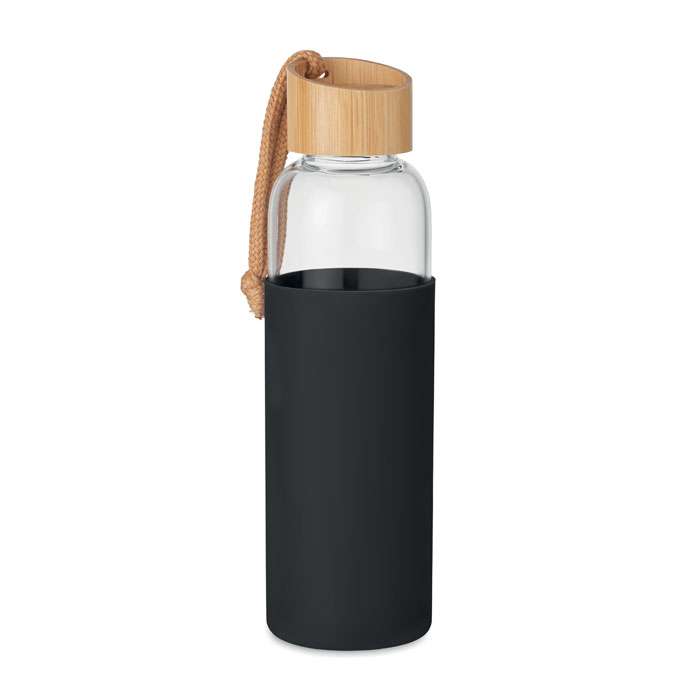 Promotional glass bottles with logo