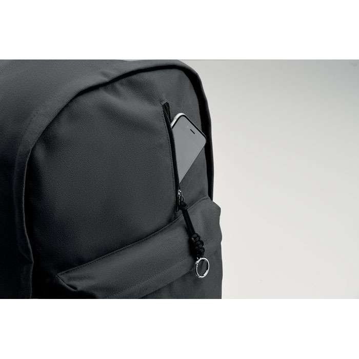 Laptop backpack in recycled canvas