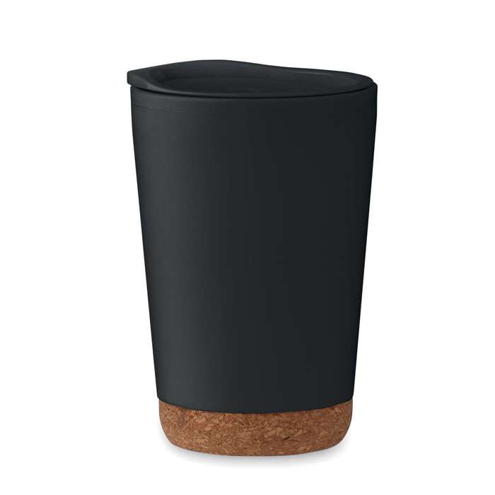 Plastic double wall Travel mug
