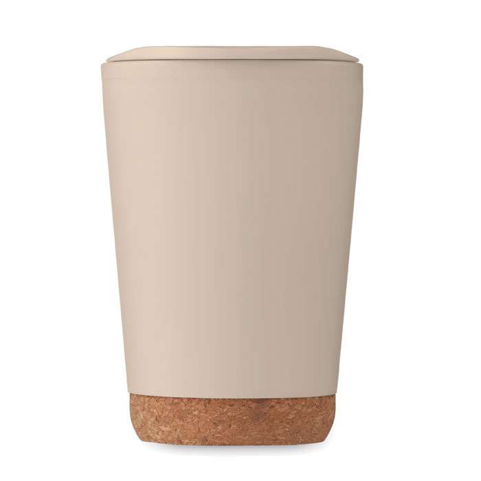 Plastic double wall Travel mug
