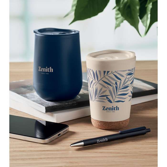 Plastic double wall Travel mug