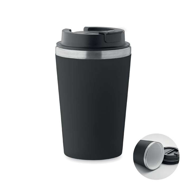 Recycled Double wall metal Travel Mug
