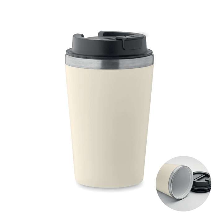 Recycled Double wall metal Travel Mug