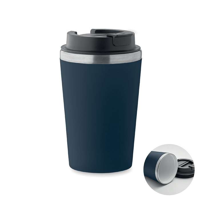 Recycled Double wall metal Travel Mug