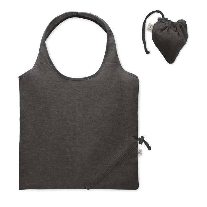 Recycled foldable shopping bag