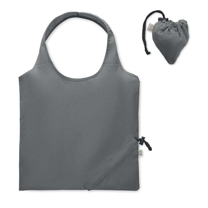 Recycled foldable shopping bag