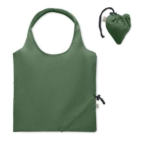 Recycled foldable shopping bag