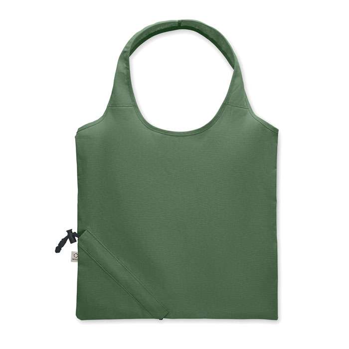 Recycled foldable shopping bag