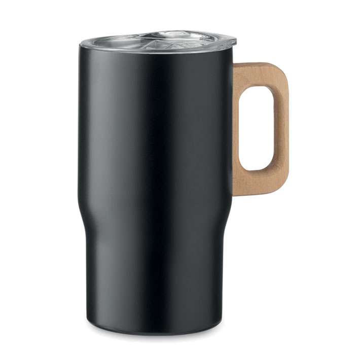 Recycled metal travel mug