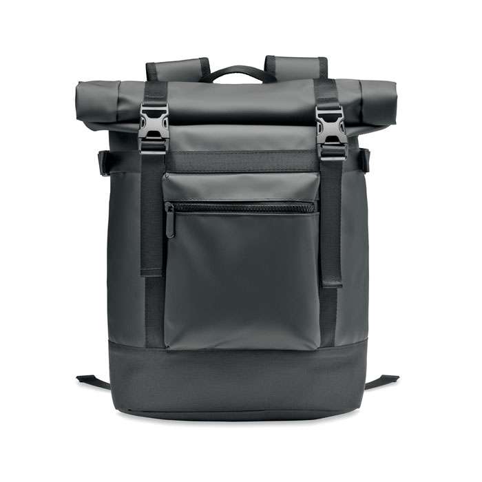 Rolltop backpack in 50C tarpaulin
