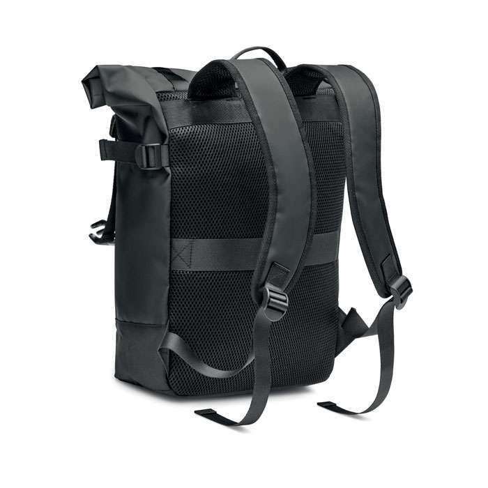 Rolltop backpack in 50C tarpaulin