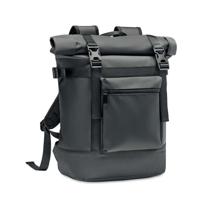 Rolltop backpack in 50C tarpaulin
