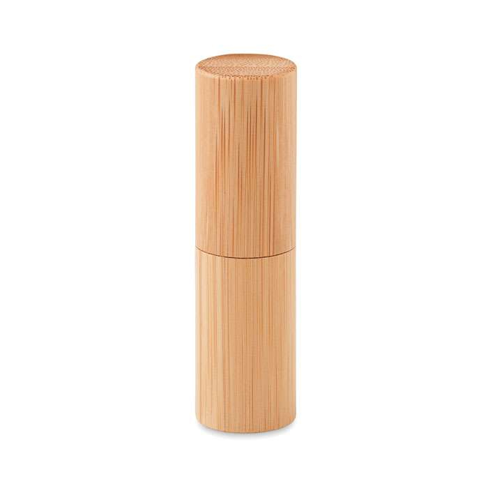 Natural Lip Balm in bamboo case