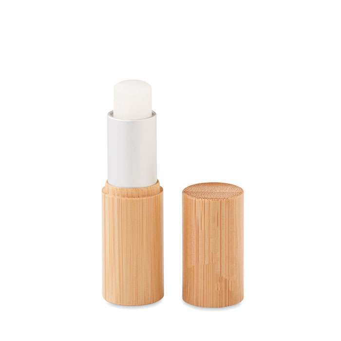 Natural Lip Balm in bamboo case