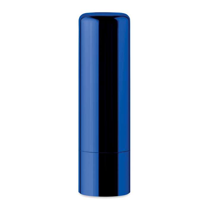 Natural lip balm in UV metallic finish