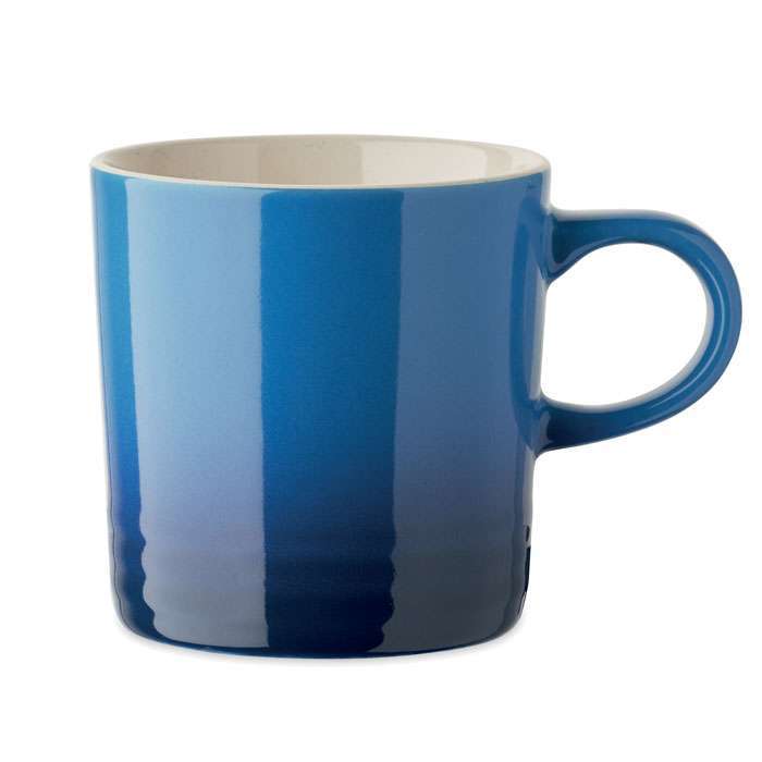 Gradient coloured ceramic mug