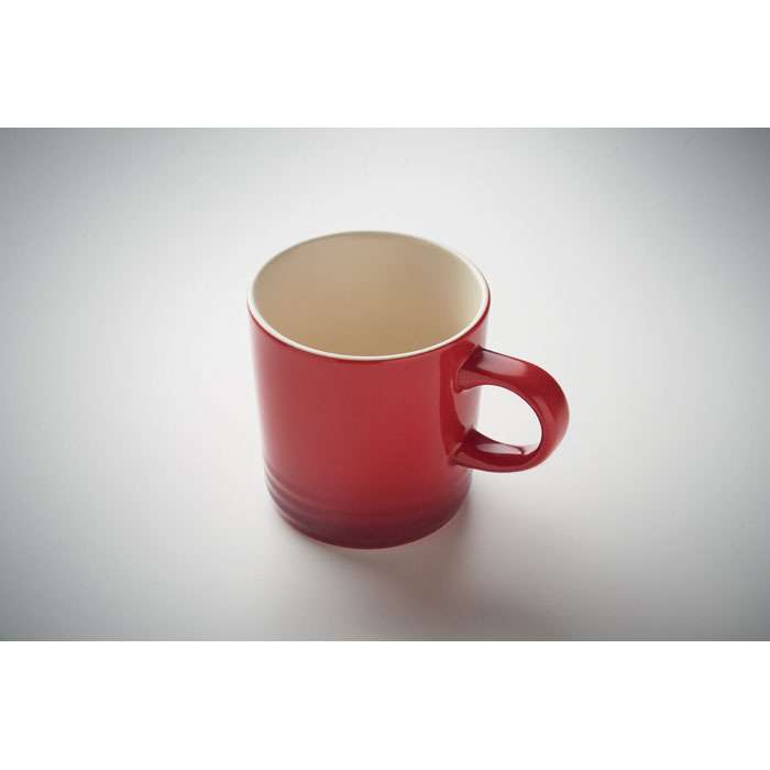 Gradient coloured ceramic mug