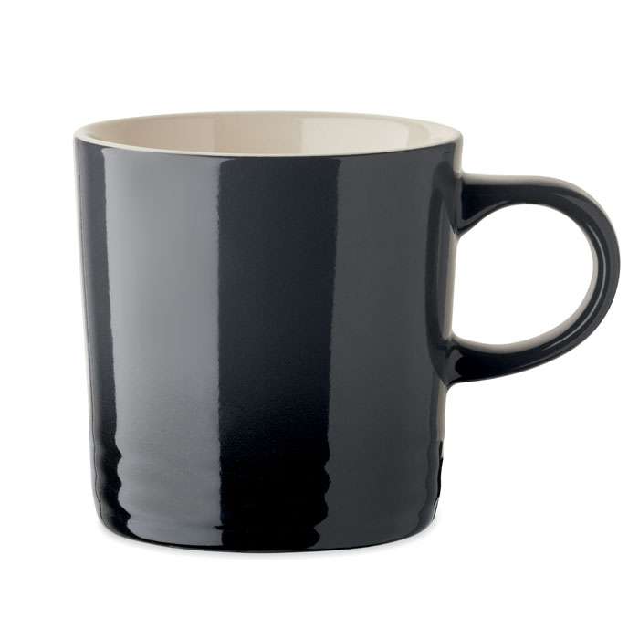Gradient coloured ceramic mug