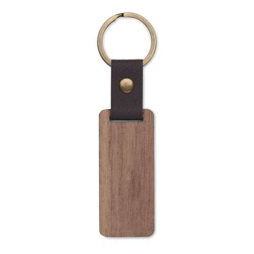 Keyring in walnut