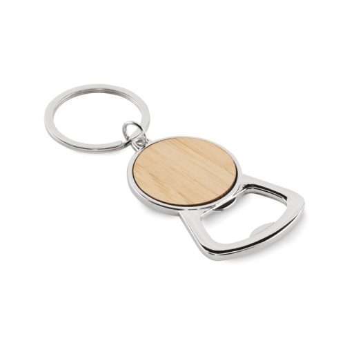 Metal bottle opener keyring