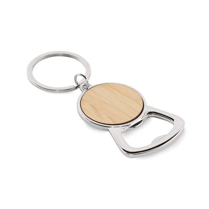 Metal bottle opener keyring